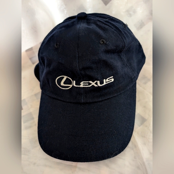 Lexus Black Strapback Hat Cap New - Picture 1 of 4